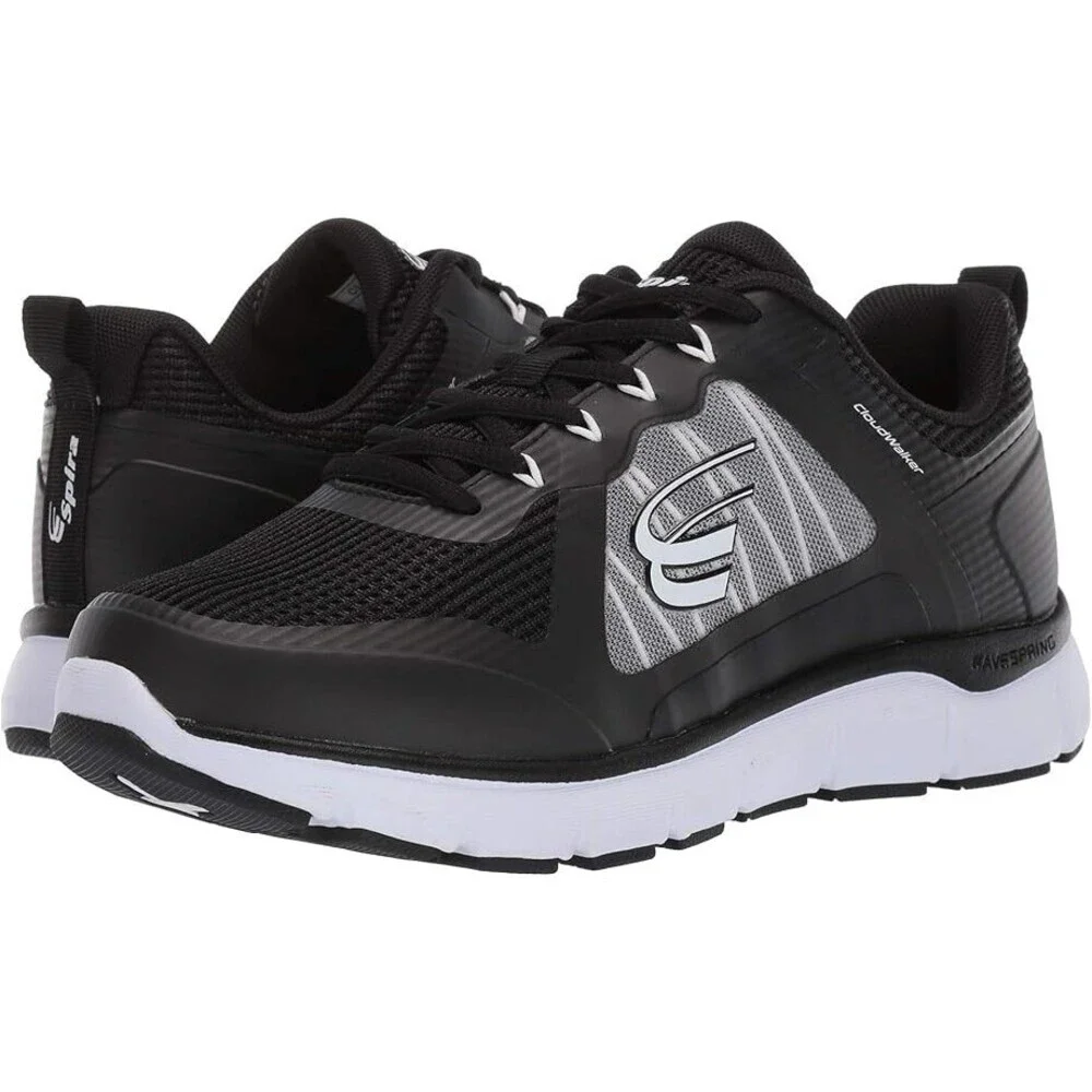 Spira Cloudwalker SCLD102 Sneakers Women's US 6.5 Black Walking Shoes ZOGG1326